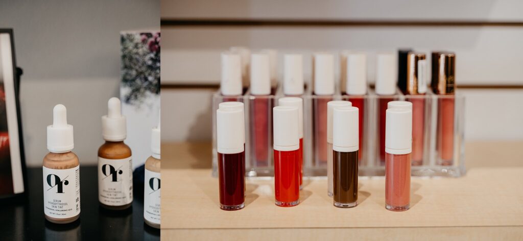 Amanda’s cosmetic products and skincare items for sale