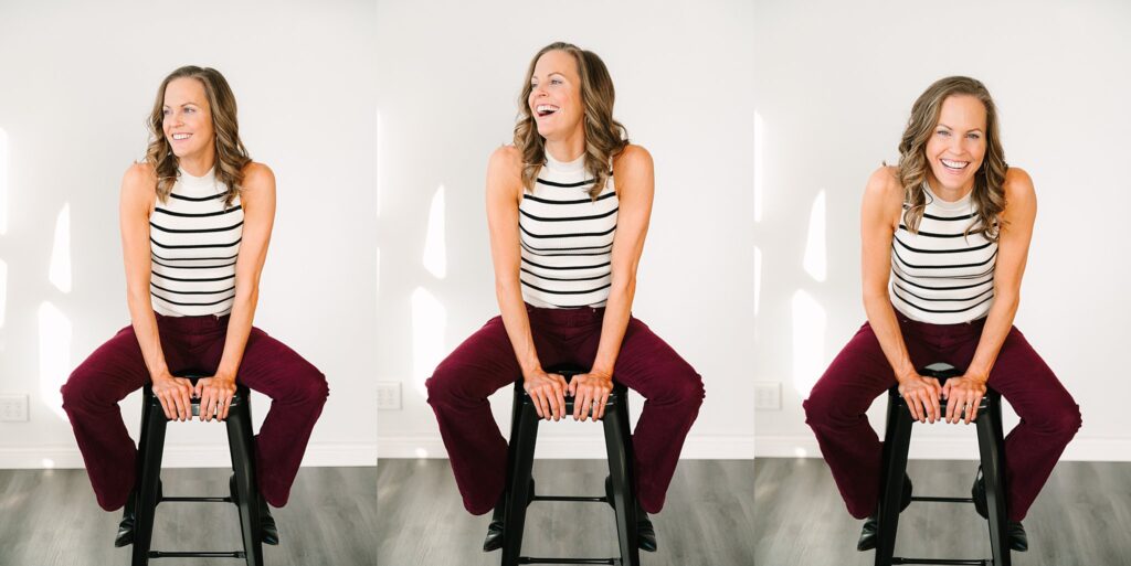 Behind-the-scenes branding photo of Lydia Fine – Apollo and Ivy Photography